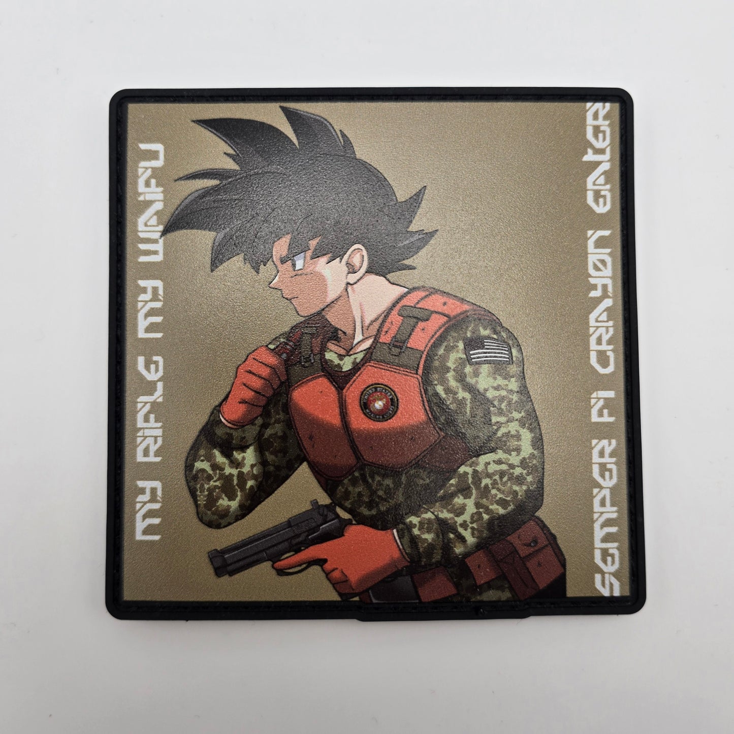 Goku USMC velcro patches