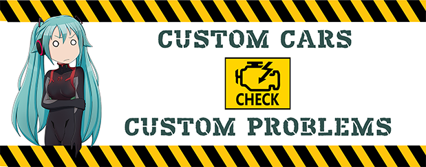 Custom Car Custom Problem Decal