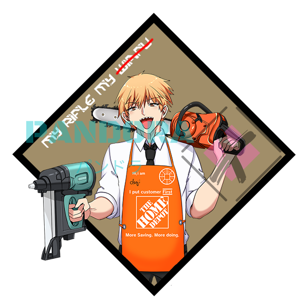 Denji HD velcro patches