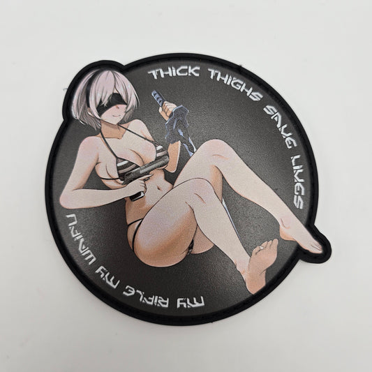 2B Pinup velcro patches
