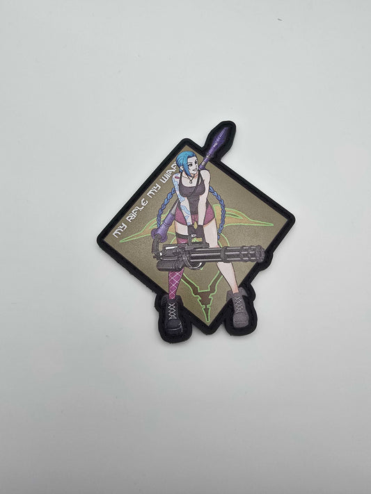 Jinx velcro patches