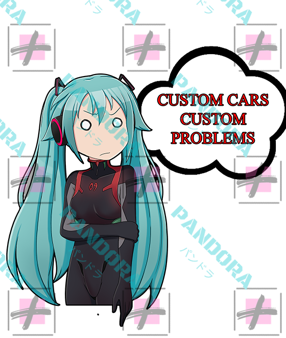 Die Cut Custom Cars Custom Promblebs – Pandora-X