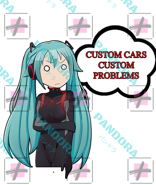 Die Cut Custom Cars Custom Promblebs