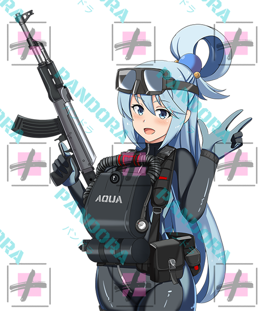 Die Cut Aqua